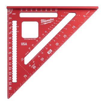 180mm (7") 木工三角尺 - 公制
