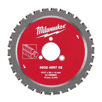Rebar Cutter Blade 137mm x 28mm 30T 
