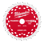 Wood Cutting Thin Kerf Framing Circular Saw Blade 190mm x 25.4mm 24T