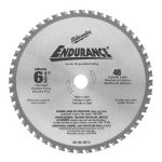 Circular Saw Blade for Ferrous Metal 6-1/2" x 5/8" 48T