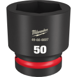 MILWAUKEE SHOCKWAVE 1" DR 50MM STD IMPACT SOCKET