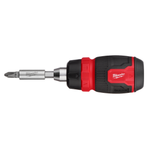 8 in 1 Compact Ratcheting Multi-bit Screwdriver