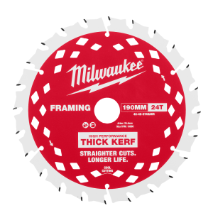 Wood Cutting Thick Kerf Framing Circular Saw Blade 190mm x 25.4mm 24T