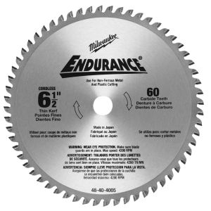 Circular Saw Blade for Non-Ferrous Metal 6-1/2" x 5/8" 60T