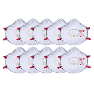 10PK DISPOSABLE N95 RESPIRATOR