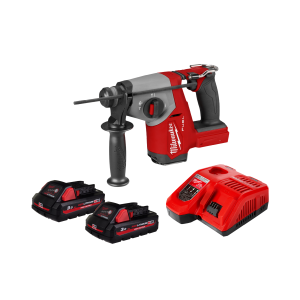 紅匠專業入門套裝​ M18 FUEL 無碳刷 16mm SDS-Plus 四坑錘鑽雙電套裝