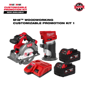 M18 Woodworking Customizable Promotion Kit 1