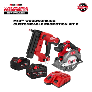 M18 Woodworking Customizable Promotion Kit 2